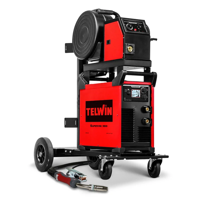 Telwin SUPERMIG 350i PACK многофункциональный mig-mag-mma-tig инверторный сварочный аппарат с тележкой 816903