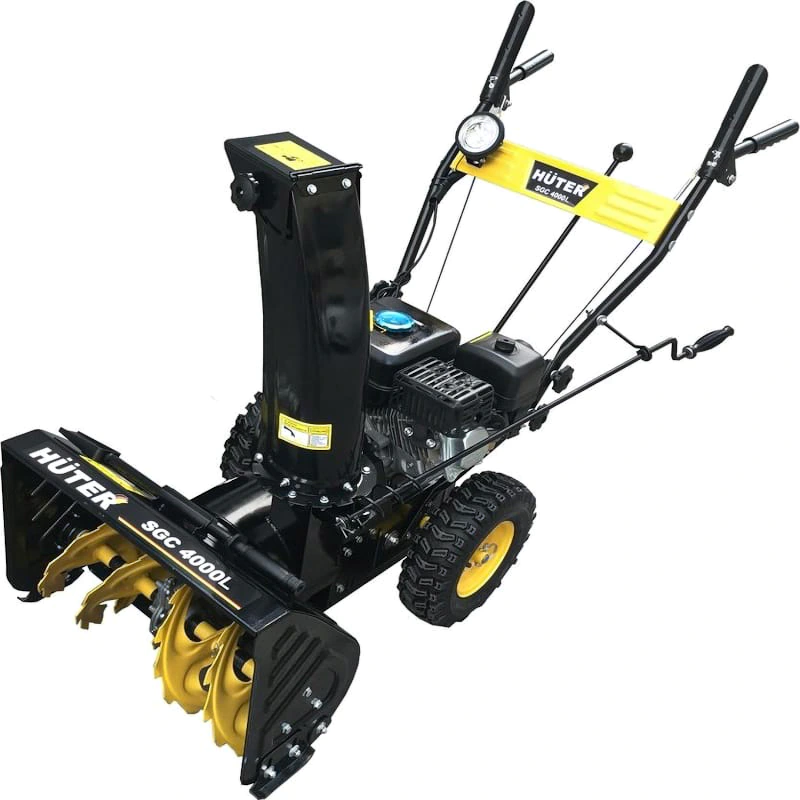 HUTER SGC 4000L снегоуборщик бензиновый 6.5 л.с, ковш 56 см, выброс 13 м, 4 вперед/2 назад 70/7/22