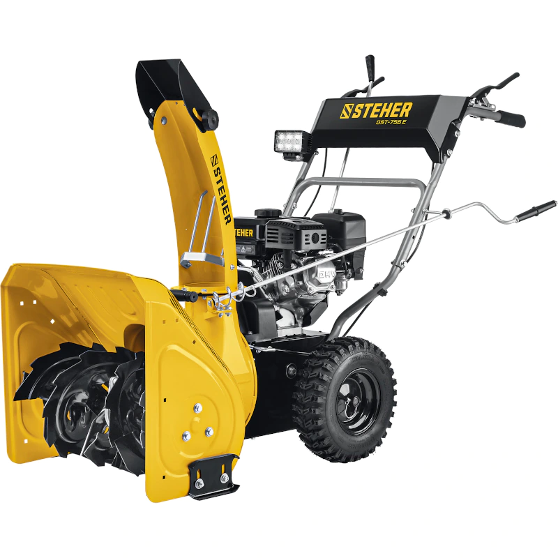 STEHER GST-756E снегоуборщик бензиновый 7 л.с, ковш 56 см, выброс 12 м, 6 вперед/2 назад