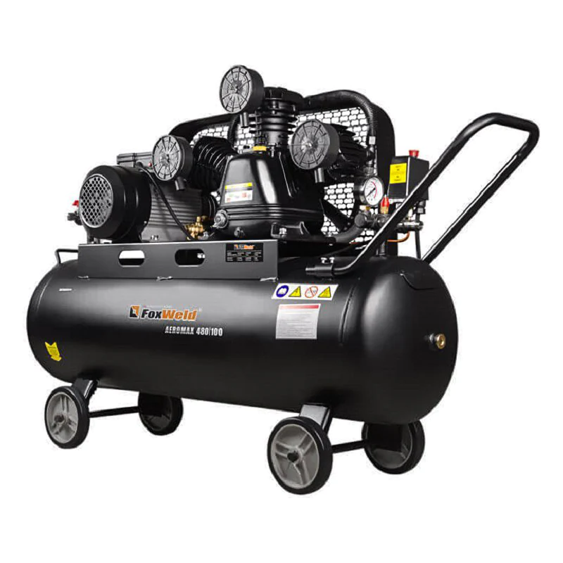 FoxWeld AEROMAX 480/100 масляный ременной компрессор 5887
