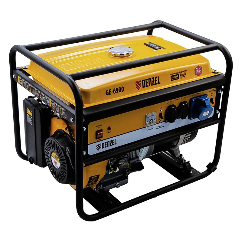 DENZEL GE 6900 бензиновый генератор 94637