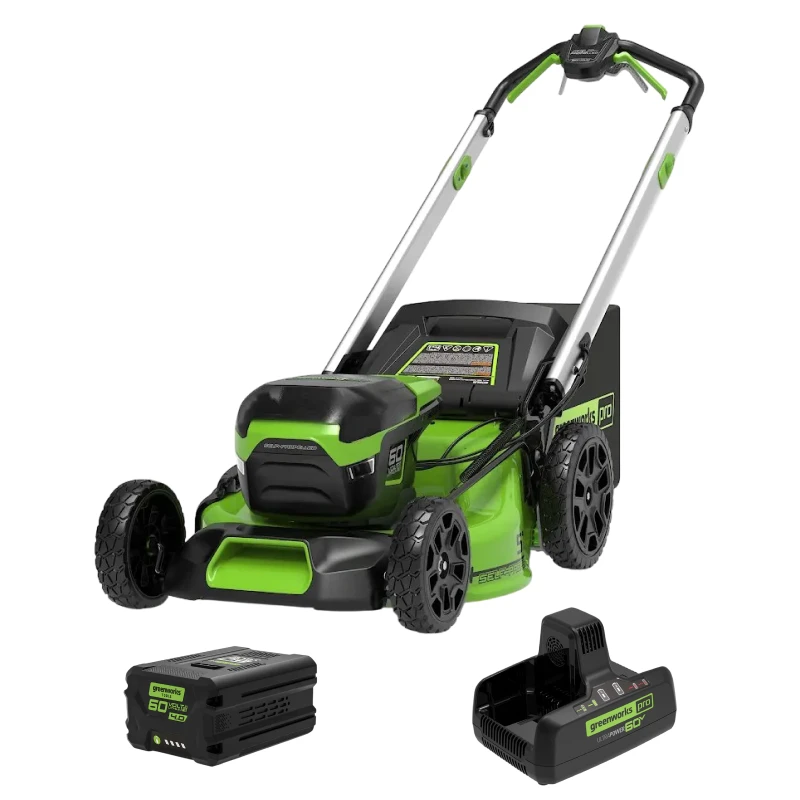 Аккумуляторная газонокосилка Greenworks GD60LM51SP2K5 (2 x 5 Ач, ЗУ) 2514307U2G