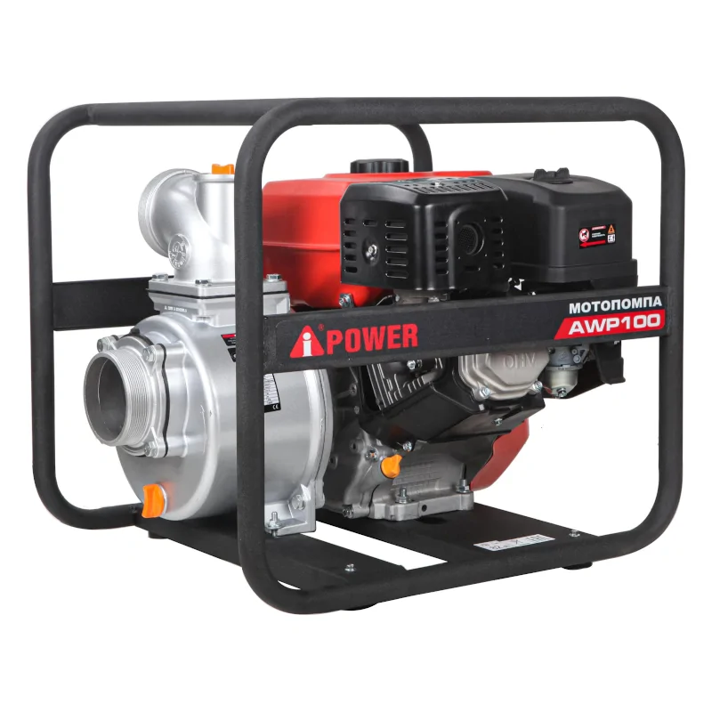 A-iPower AWP100 для чистой воды мотопомпа бензиновая 30141
