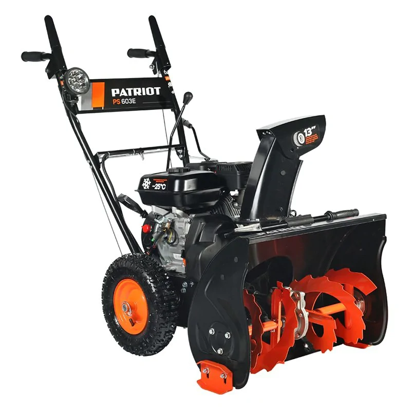 PATRIOT PS 603 LED снегоуборщик бензиновый 7 л.с, ковш 56 см, выброс 10 м, 6 вперед/2 назад 426109603