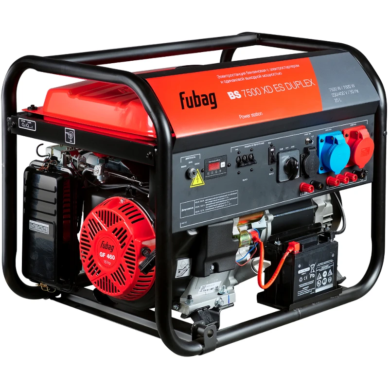 FUBAG BS 7500 XD ES Duplex бензиновый генератор 46712