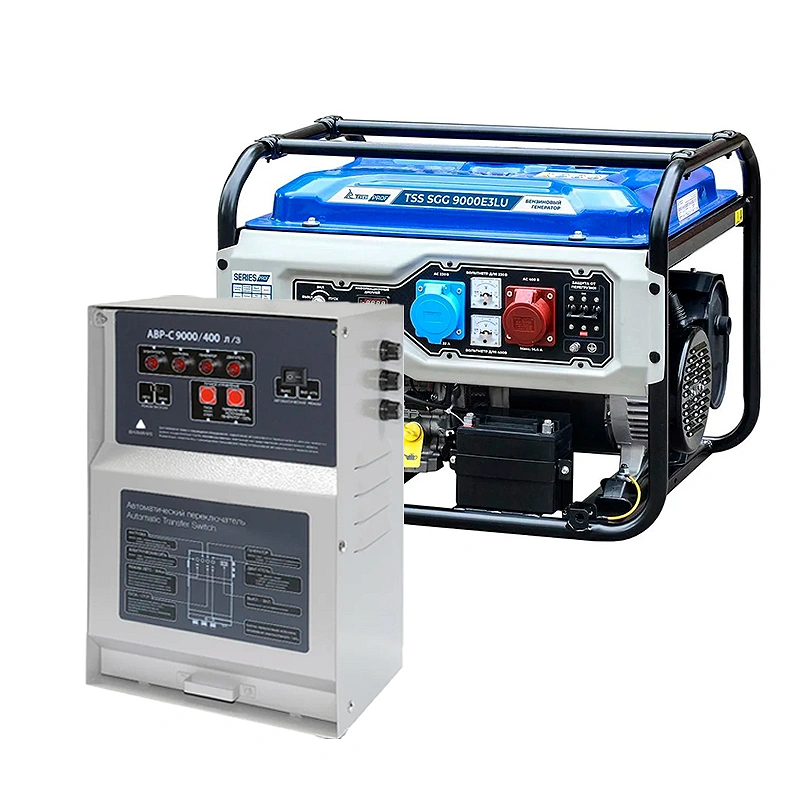 ТСС SGG 9000E3LU бензиновый генератор с блоком АВР ТСС С 9000/400 л/з 190052/190027