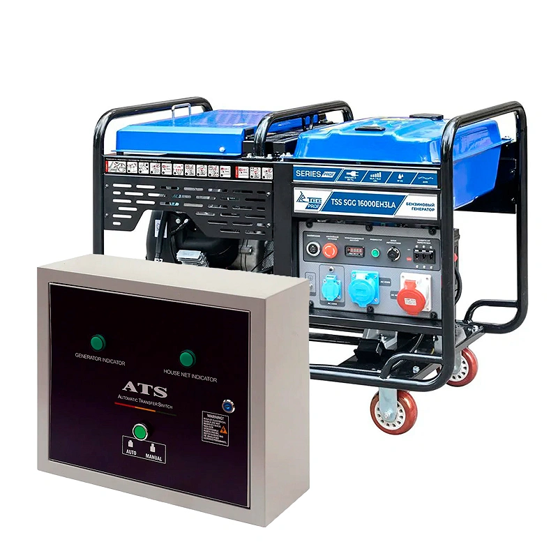 ТСС SGG 16000EH3LA бензогенератор с блоком АВР ТСС С 17000/400 190063/190028