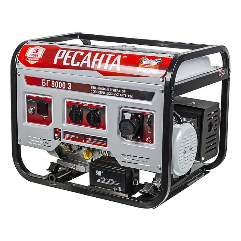 Ресанта БГ 8000 Э бензиновый генератор 64/1/48