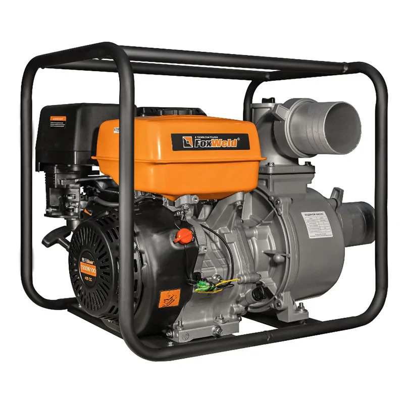 FoxWeld 1500W100 мотопомпа бензиновая 7252