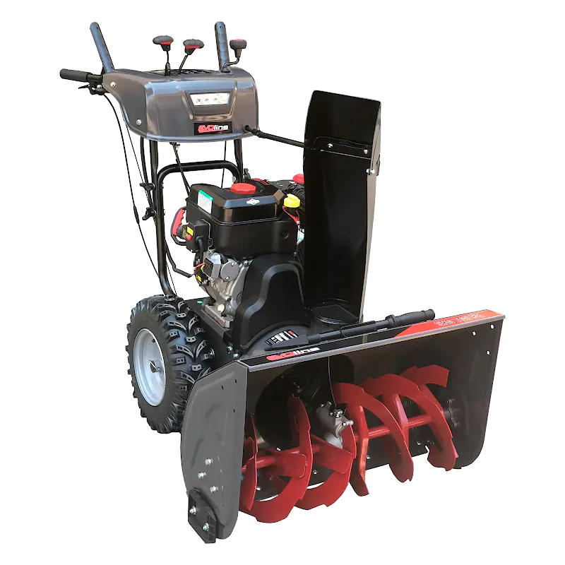 EVOline SBG 760 BE бензиновый снегоуборщик 10 л.с, ковш 76 см, выброс 15 м, 6 вперед/2 назад