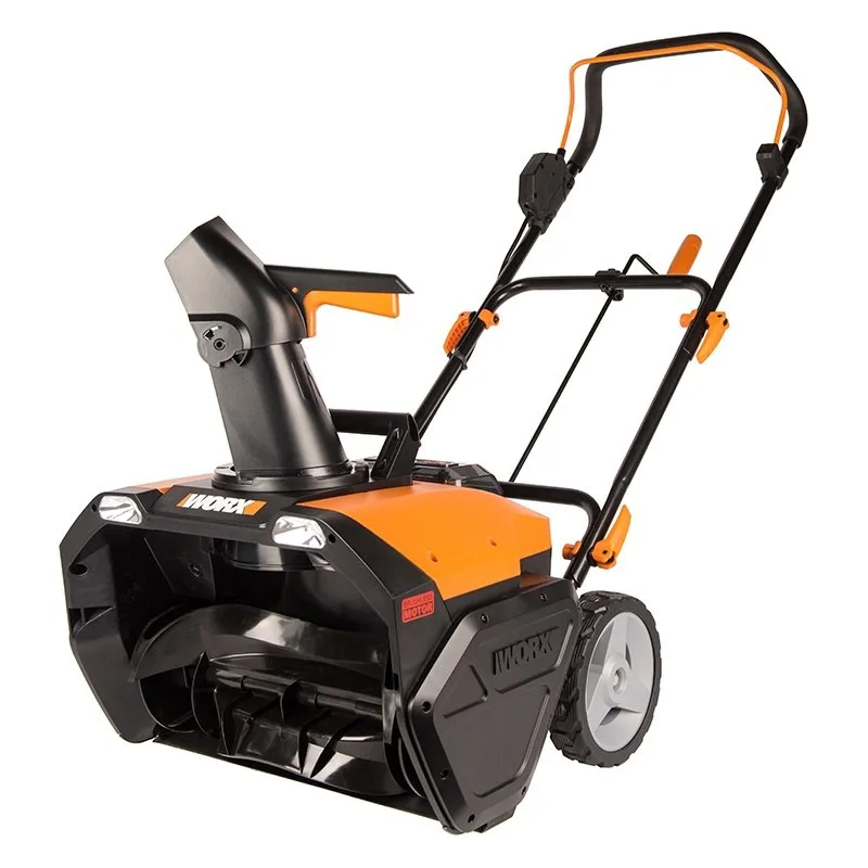 WORX WG471E 40В аккумуляторный снегоуборщик (2 x 4 Ач, ЗУ) ковш 50 см, выброс 6 м