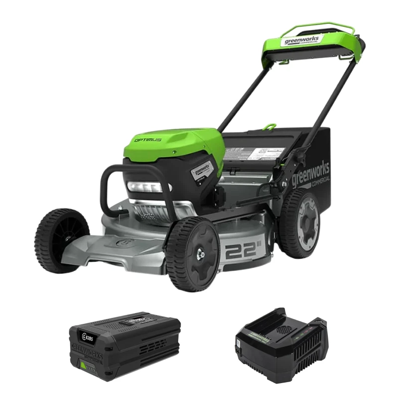 Аккумуляторная газонокосилка Greenworks LM221SK5 (1 x 5 Ач, ЗУ) 2519407UB