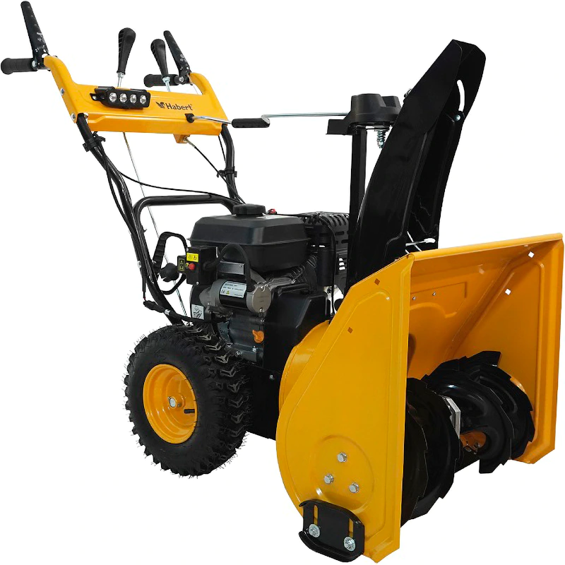 Habert HBM24D бензиновый снегоуборщик KC212 7 л.с, ковш 61 см, выброс 11 м, 4 вперед/1 назад 00-00159862