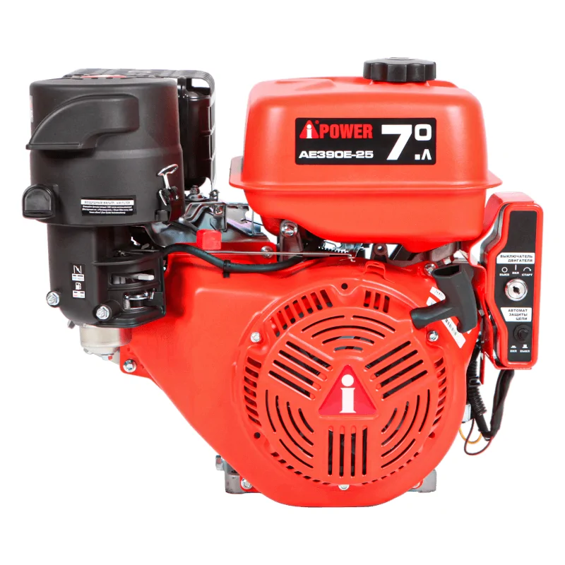 A-iPower AE390E-25 двигатель бензиновый 70160