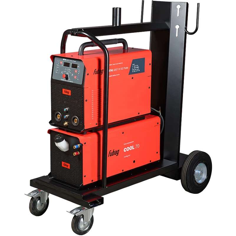 FUBAG INTIG 320T W DC PULSE сварочный полуавтомат инверторный с горелкой FB TIG 18 5P 4m, блоком ж/о Cool 70 и тележкой 31453.5