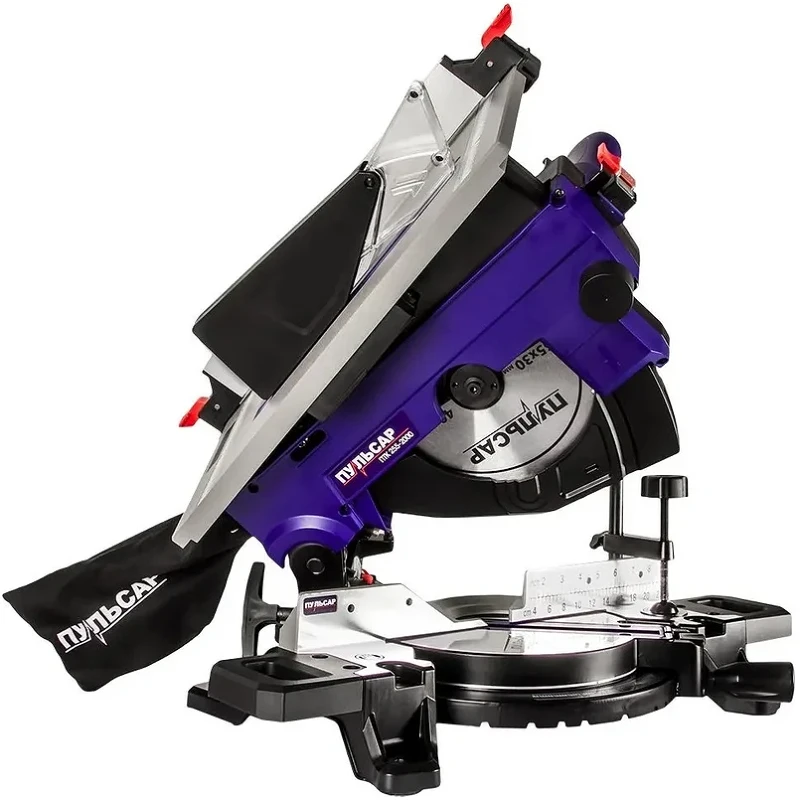 ПУЛЬСАР ПТК 255-2000 торцовочная комбинированная пила 909-488