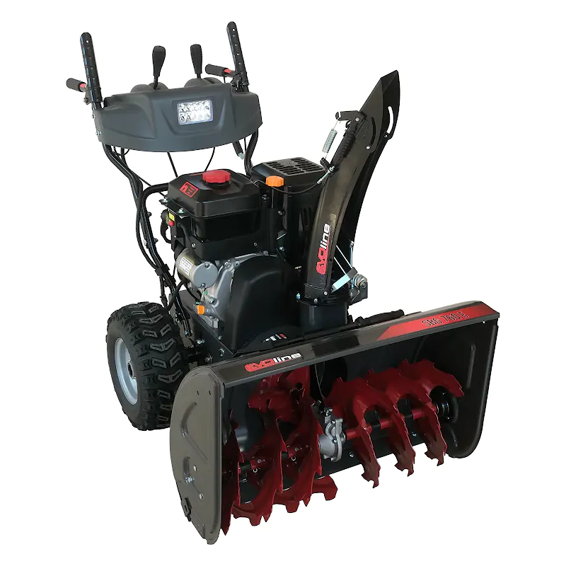 EVOline SBG 760 E бензиновый снегоуборщик 15 л.с, ковш 76 см, выброс 15 м, 6 вперед/2 назад