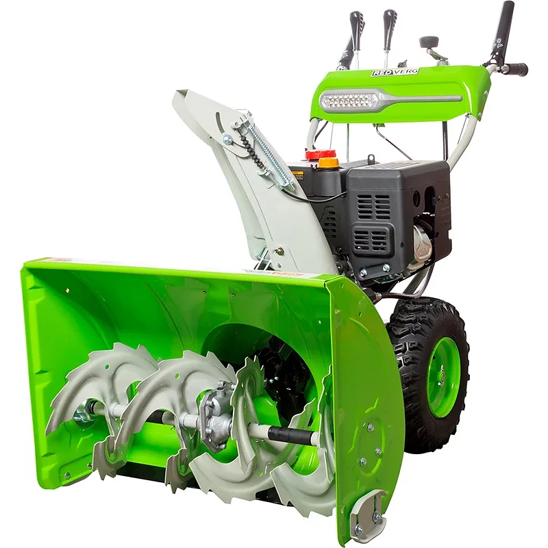 Redverg RD-SB76/11E бензиновый снегоуборщик 11 л.с, ковш 76 см, выброс 14 м, 6 вперед/2 назад