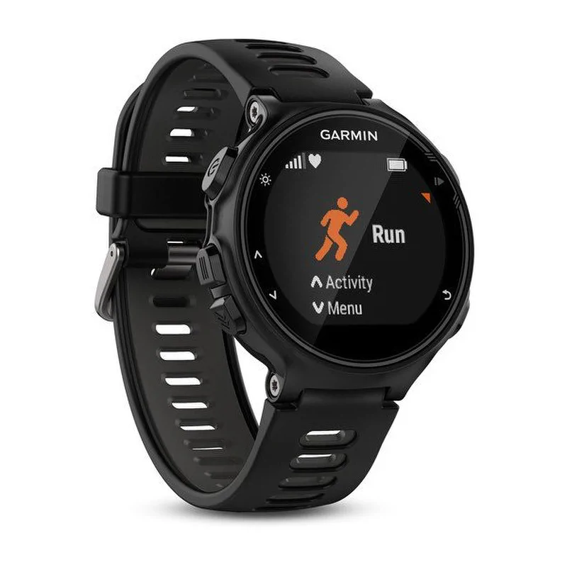Мультиспортивные часы Garmin Forerunner 735XT, HRM-Run, черно-серые, 010-01614-15