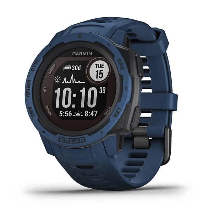 Спортивные наручные часы GARMIN INSTINCT Solar Tidal Blue, 010-02293-01