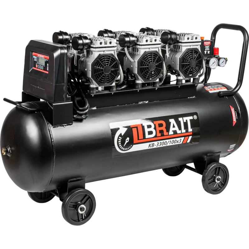 BRAIT КВ-3300/100Х3 безмасляный воздушный компрессор 20.01.012.043