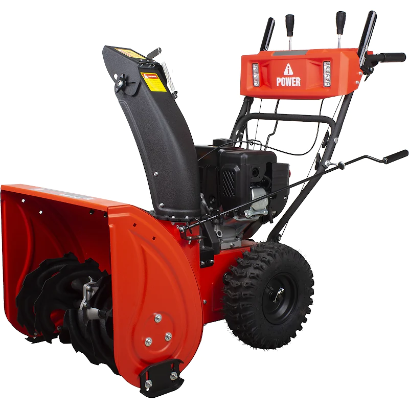 A-iPower AS617LE снегоуборщик бензиновый 7 л.с, ковш 61 см, выброс 12 м, 6 вперед/2 назад 41207