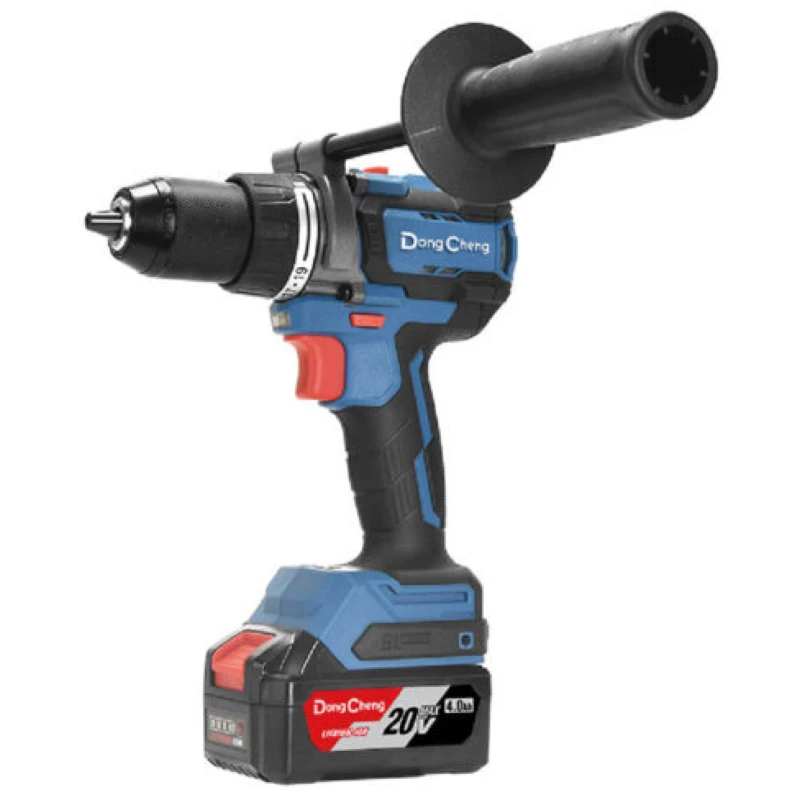 DongCheng DCJZ20160i(TYPE EM) аккумуляторная ударная дрель-шуруповерт (2 x 4 Ач, ЗУ)