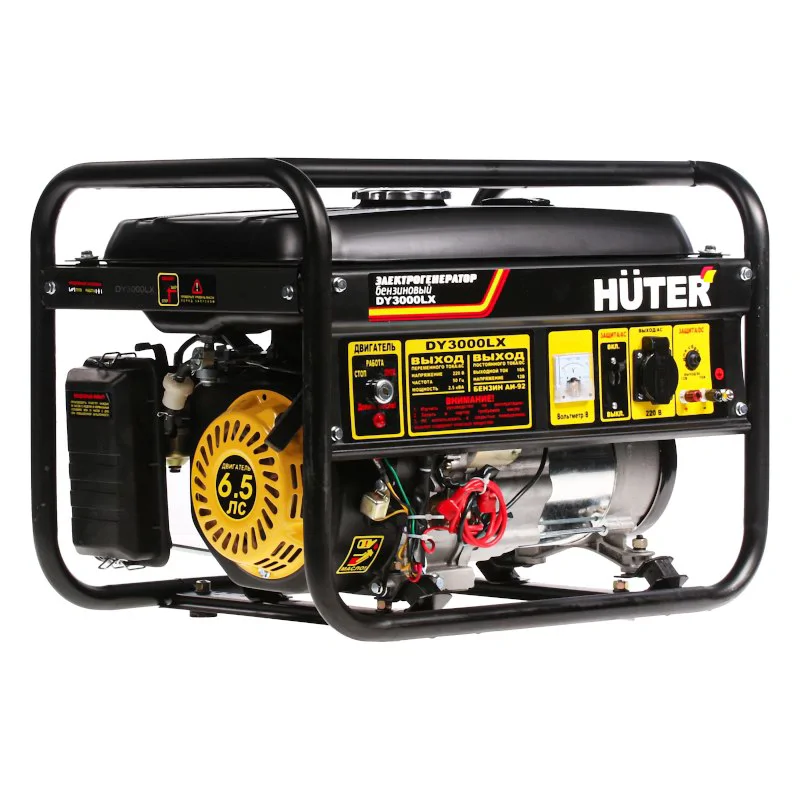 HUTER DY3000LX бензиновый генератор 64/1/10