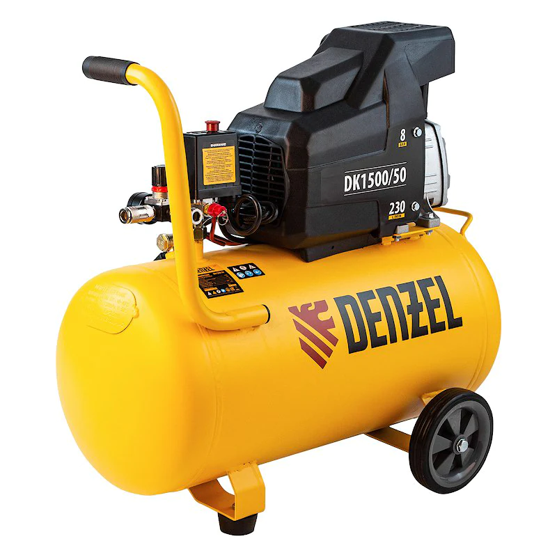 DENZEL X-PRO DK1500/50 компрессор воздушный 1.5 квт, 230 л/мин, 50 л 58064