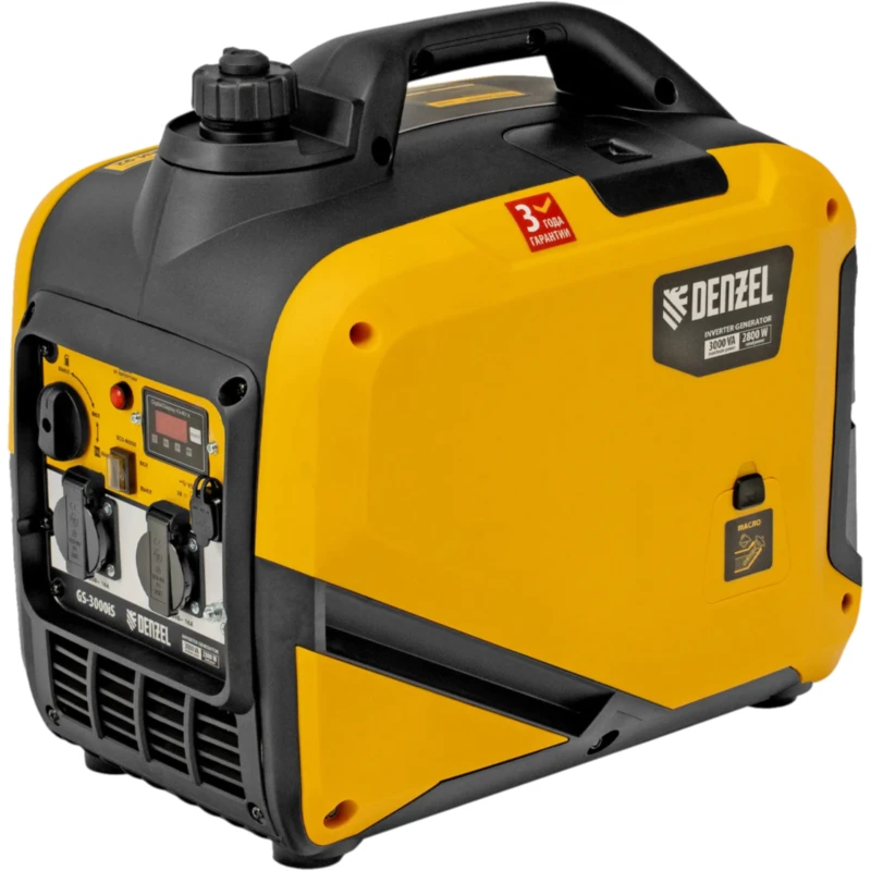 DENZEL GS-3000iS инверторный бензиновый генератор 94716
