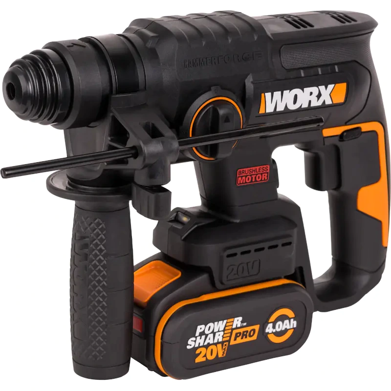 WORX WX381 перфоратор аккумуляторный (1 x 4 Ач, ЗУ)