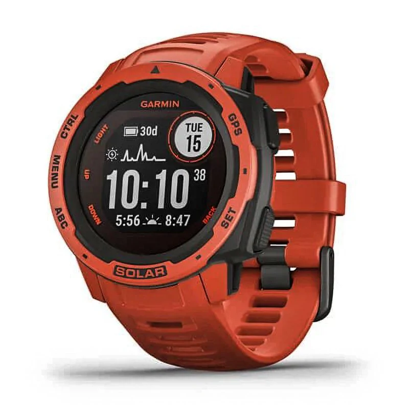 Смарт-часы GARMIN INSTINCT Solar Flame Red, 010-02293-20