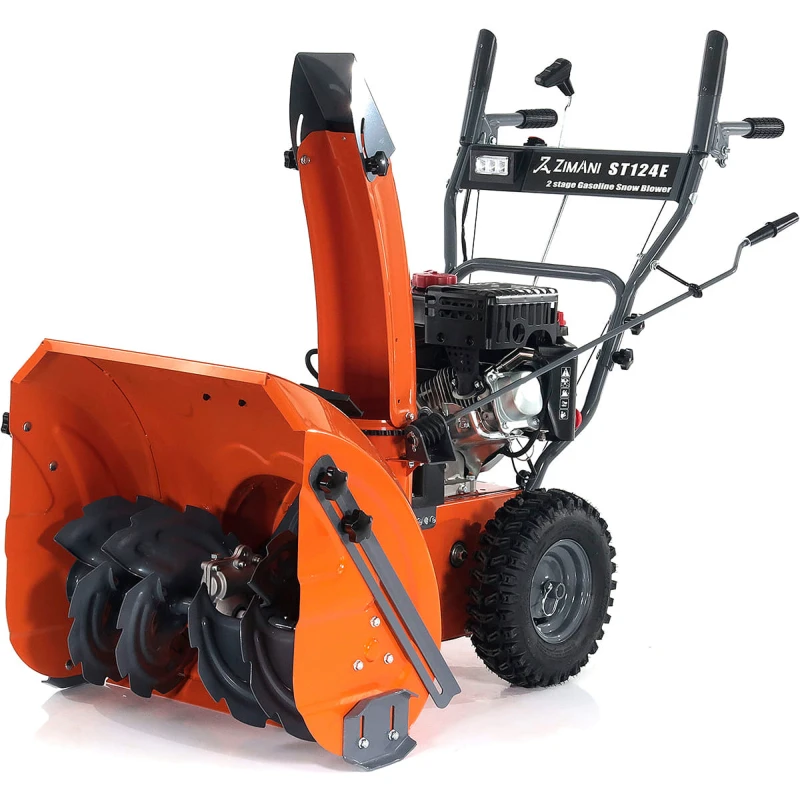 ZimAni ST124E снегоуборщик бензиновый 7 л.с, ковш 61 см, выброс 14 м