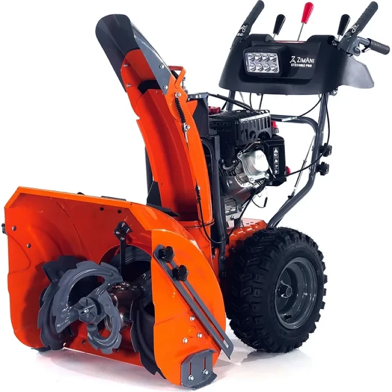 ZimAni ST330DLE PRO снегоуборщик бензиновый 14 л.с, ковш 76 см, выброс 20 м, 6 вперед/2 назад