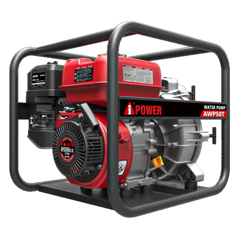 A-iPower AWP50T мотопомпа бензиновая для грязной воды 30221
