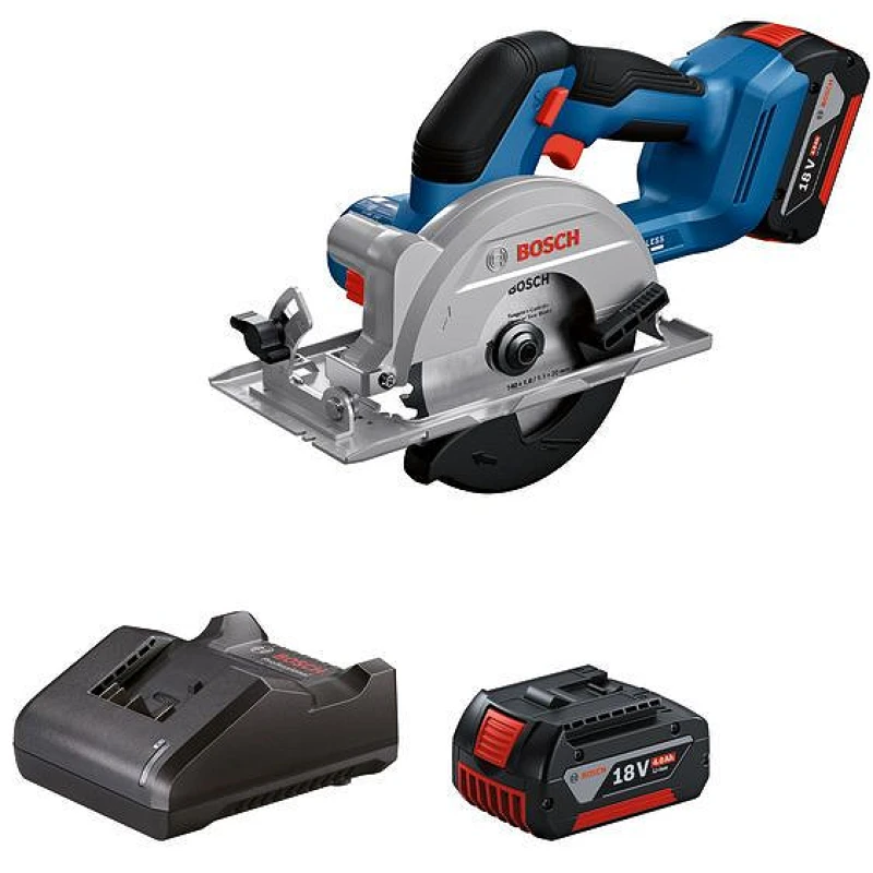 Bosch GKS 18V-51 пила дисковая аккумуляторная (2 x 4 Ач, ЗУ) 06019M3122