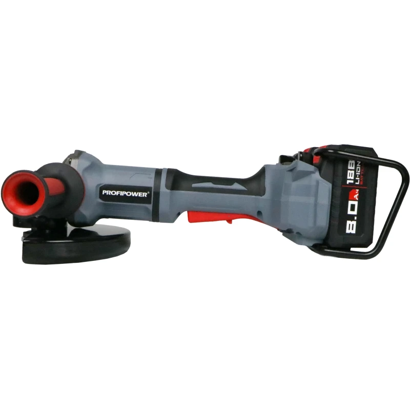 ProfiPower 40B-230 аккумуляторная бесщеточная углошлифовальная машина (2 x 8 Ач, ЗУ) E0234