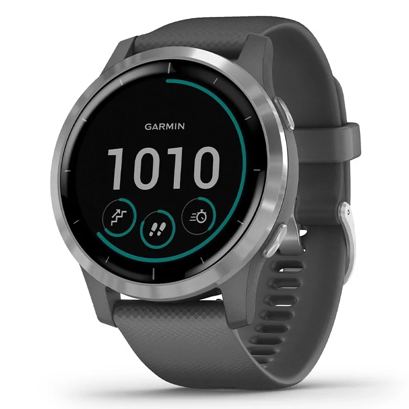 Часы для фитнеса Garmin vivoactive 4, серые, 010-02174-03