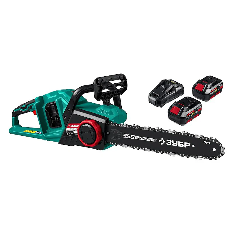 ЗУБР ПЦЛ-3635-42 аккумуляторная цепная пила (2 x 4 Ач, ЗУ)