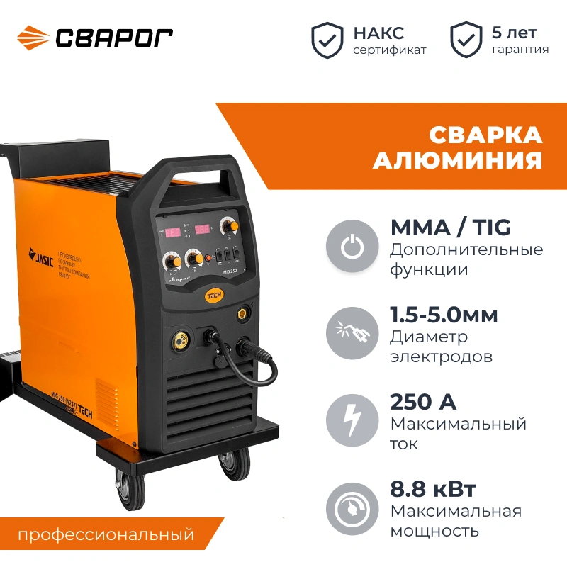 Сварог TECH MIG 250 N257 сварочный инвертор 00000096534