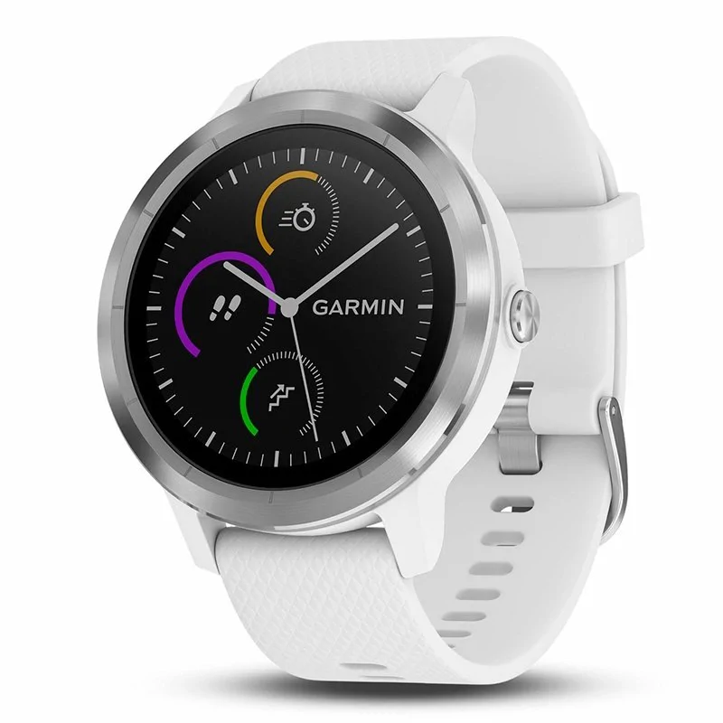 Часы для фитнеса Garmin vivoactive 3, серебристые, 010-01769-22