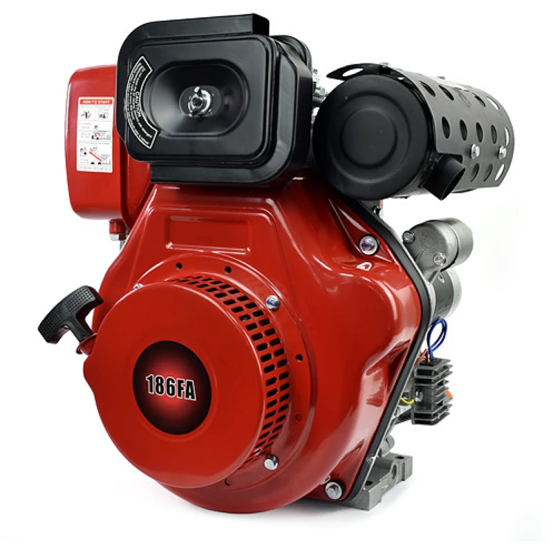 REDVOLT 186FAE (S-тип) дизельный двигатель (эл.запуск) 186FA-S-E