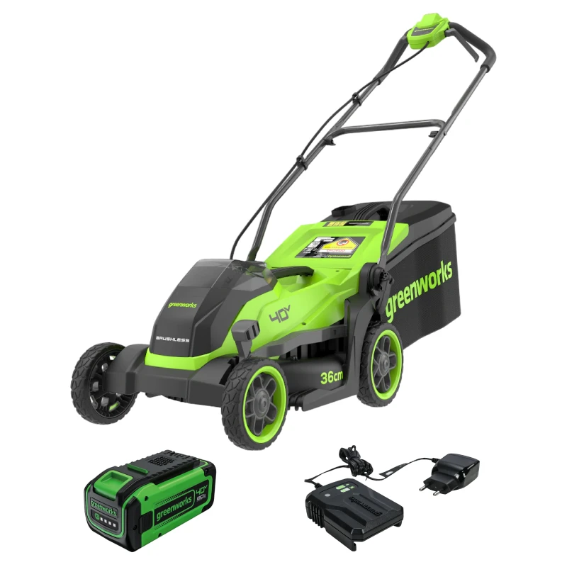 Аккумуляторная газонокосилка Greenworks GD40LM361K8 (1 x 8 Ач, ЗУ) 2520807U8
