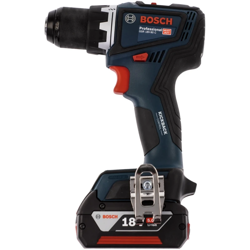 Bosch GSR 18V-90 C шуруповерт аккумуляторный (2 x 5 Ач, ЗУ), кейс 06019K6006