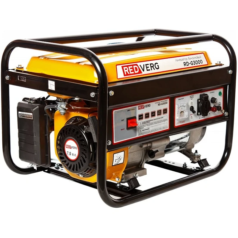 Redverg RD-G3000 генератор бензиновый