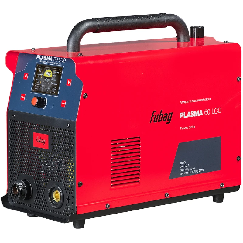 FUBAG Плазма 60 LCD (Plasma) аппарат плазменной резки с горелкой FB P60 6m 46124.1
