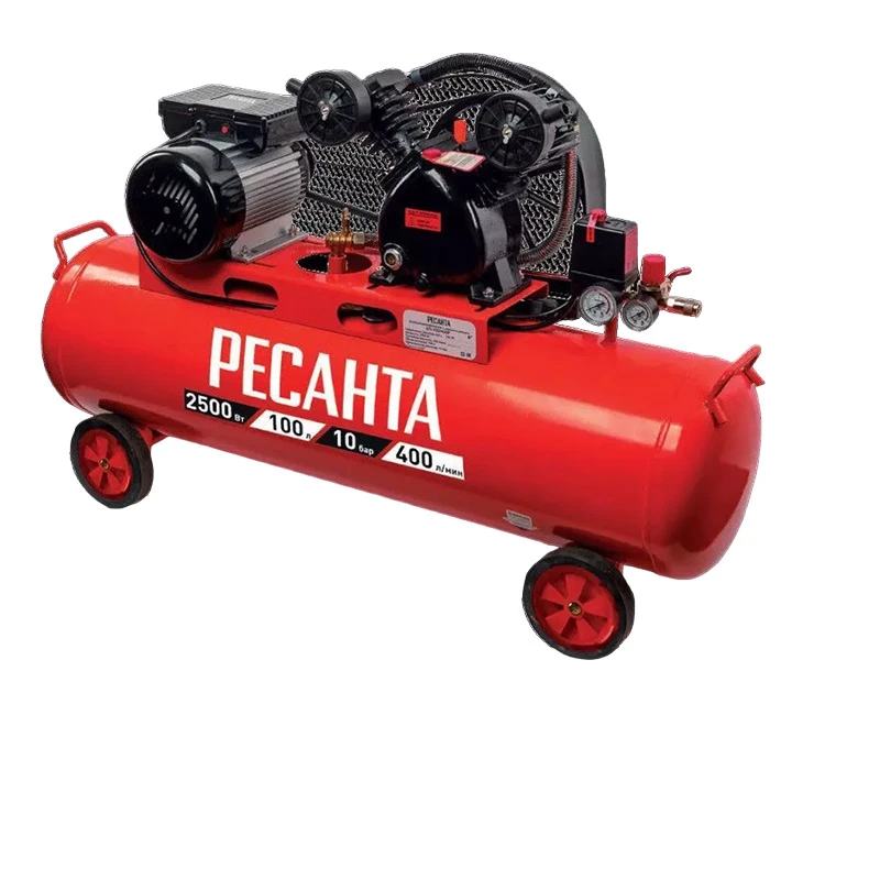 Ресанта КП-100/400Р компрессор поршневой масляный 74/7/5