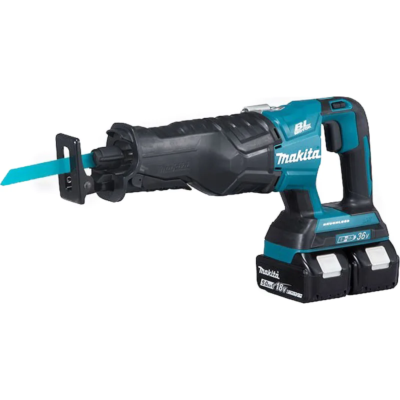 Makita DJR360RM2 пила сабельная аккумуляторная (2 x 4 Ач, ЗУ)