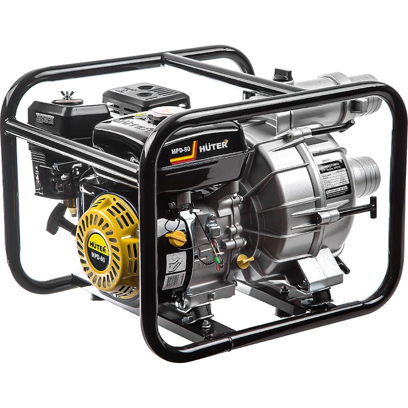 HUTER MPD-80 мотопомпа бензиновая, 70/11/4