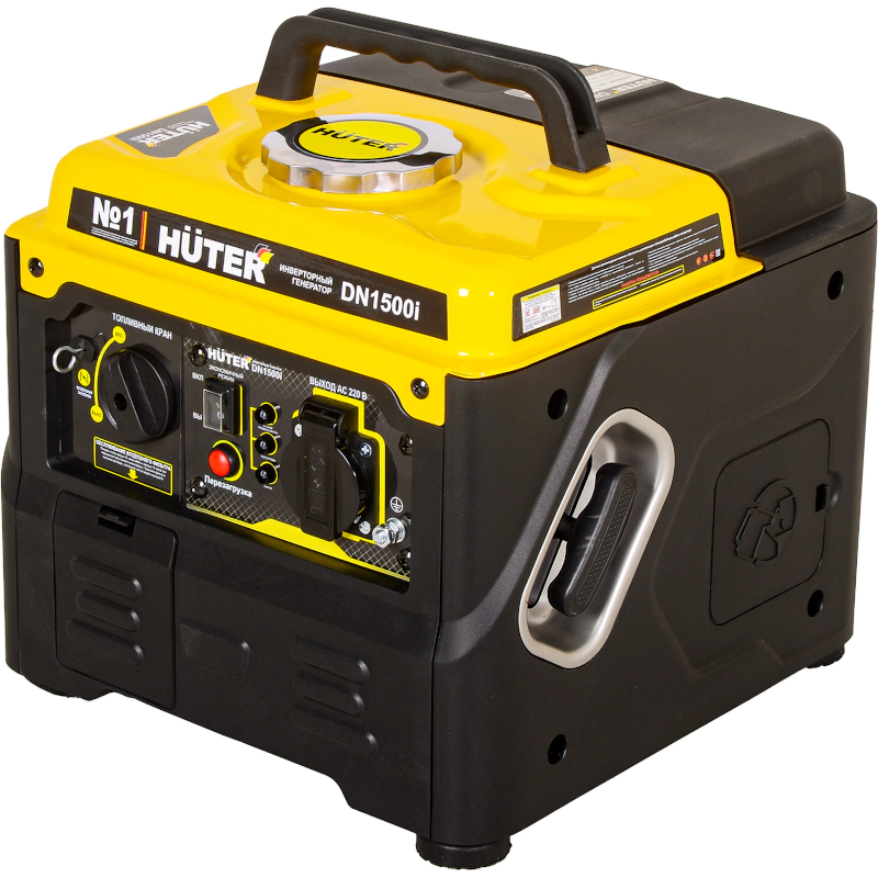 HUTER DN1500i инверторный бензиновый генератор 64/10/4